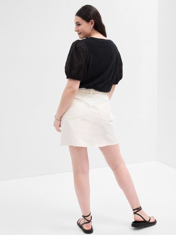 GAP Μπλουζάκι με δαντελένια μανίκια GAP