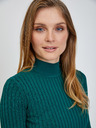 Orsay Πράσινο πουλόβερ με ραβδώσεις ORSAY