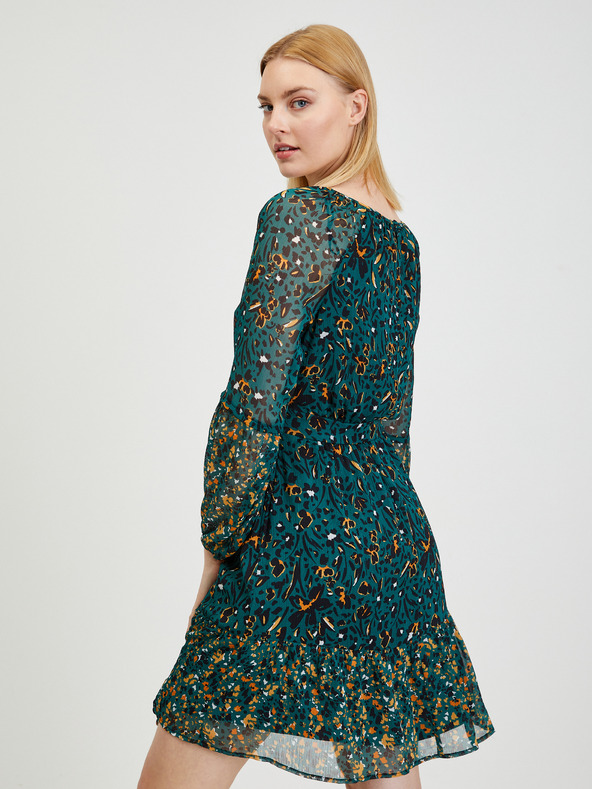 Orsay Πετρόλ γυναικείο φόρεμα με σχέδιο ORSAY