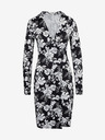 Orsay ORSAY Λευκό και μαύρο γυναικείο φλοράλ φόρεμα