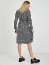Orsay Λευκό και μαύρο γυναικείο φόρεμα ORSAY με μοτίβο
