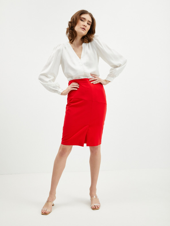 Orsay Κόκκινη γυναικεία φούστα ORSAY