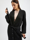 Orsay Μαύρη γυναικεία μακριά ζακέτα ORSAY