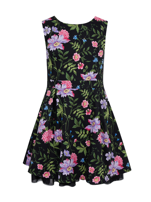Orsay Μαύρο παιδικό φλοράλ φόρεμα ORSAY