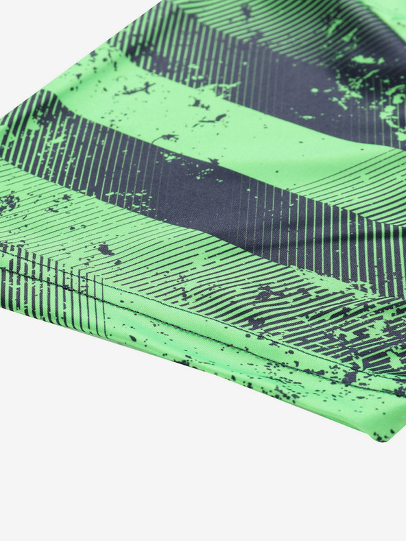 ALPINE PRO Πράσινο ανδρικό λειτουργικό μπλουζάκι με σχέδιο ALPINE PRO QUATR