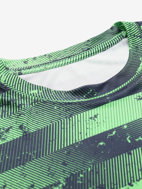 ALPINE PRO Πράσινο ανδρικό λειτουργικό μπλουζάκι με σχέδιο ALPINE PRO QUATR