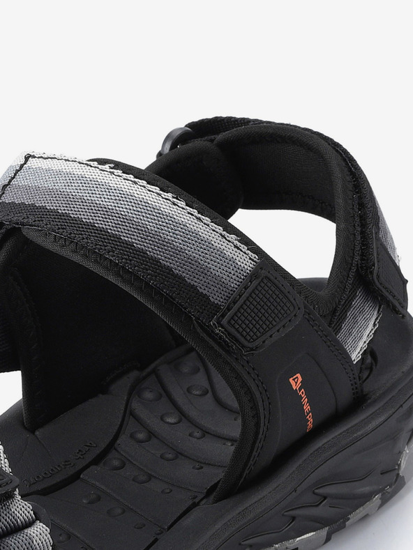 ALPINE PRO Μαύρα ανδρικά σανδάλια ALPINE PRO GERF