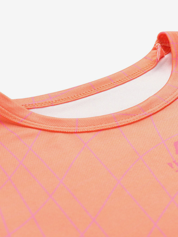 ALPINE PRO ALPINE PRO BASIKO παιδικό πορτοκαλί T-shirt γρήγορου στεγνώματος