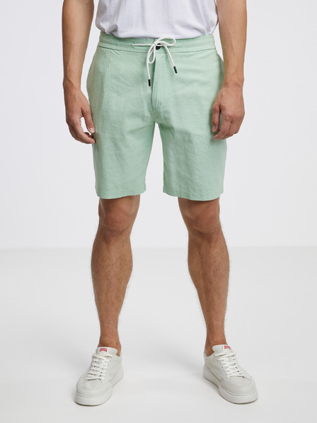 Tom Tailor Denim Ανοιχτό πράσινο Ανδρικό λινό σορτσάκι Tom Tailor Denim