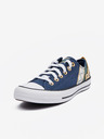 Converse Σκούρο μπλε γυναικεία παπούτσια Converse Chuck Taylor All Star Garden Noir με μοτίβο