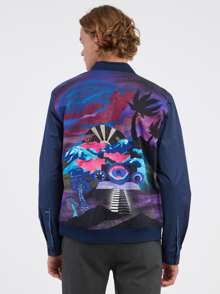 Scotch & Soda Σκούρο μπλε ανδρικό μπουφάν Scotch & Soda