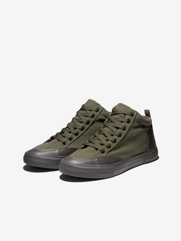 Ombre Clothing Μαύρο και πράσινο Ανδρικά παπούτσια παπουτσιών Ombre Ρούχα T377