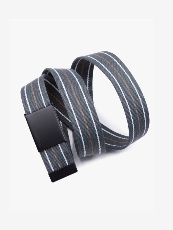 Ombre Clothing Ανδρική υφασμάτινη ζώνη - γκρι A648