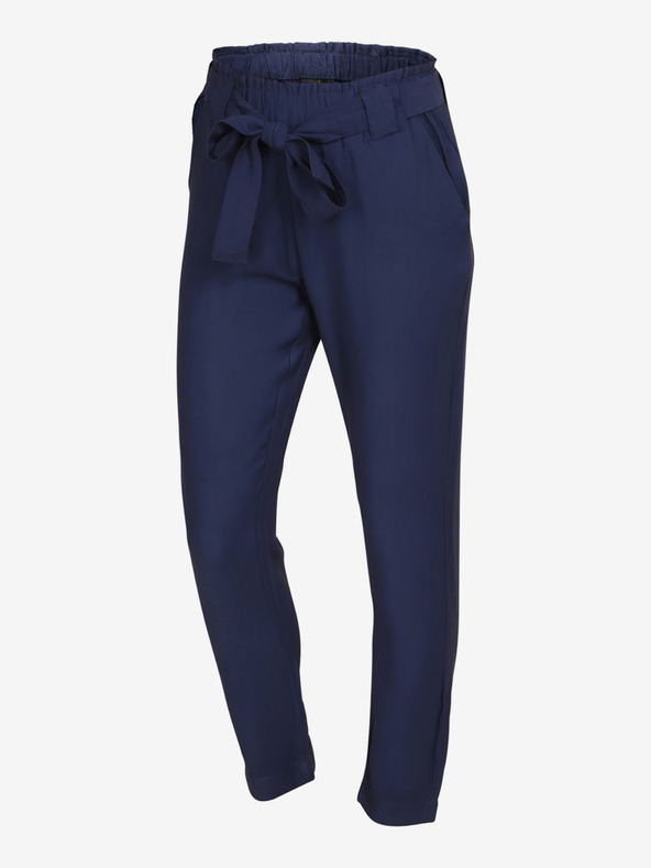 NAX Γυναικείο σκούρο μπλε παντελόνι NAX MECIA