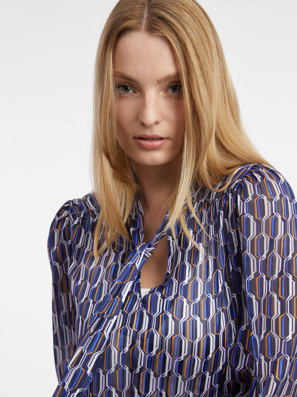 Orsay Μπλε γυναικεία μπλούζα με σχέδιο ORSAY