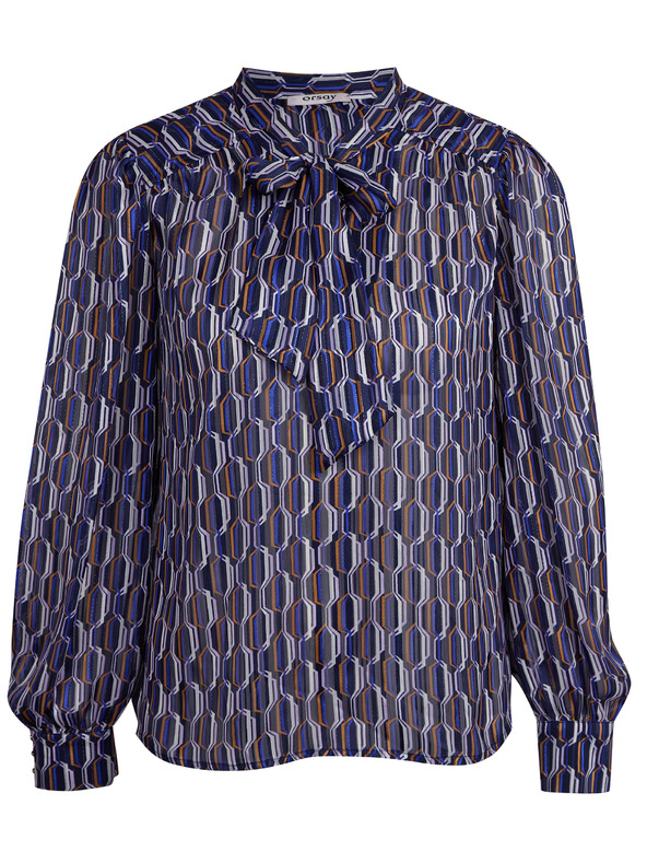 Orsay Μπλε γυναικεία μπλούζα με σχέδιο ORSAY