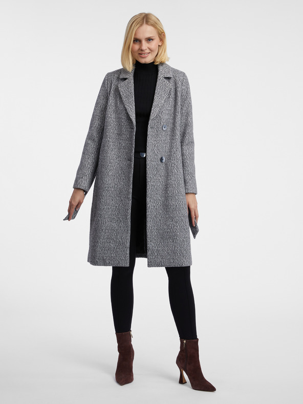 Orsay Γκρίζο γυναικείο παλτό ORSAY