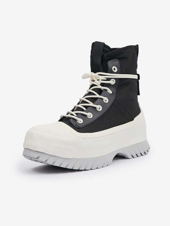 Converse Μαύρα αθλητικά παπούτσια με πλατφόρμα στον αστράγαλο Converse Chuck Taylor All Star Lugged 2.0