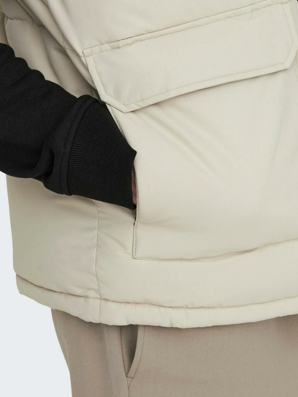 ONLY & SONS Ανοιχτό γκρι ανδρικό καπιτονέ μπουφάν ONLY & SONS Carl