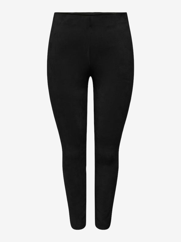 ONLY Μαύρο γυναικείο σουέτ παντελόνι ONLY Jo