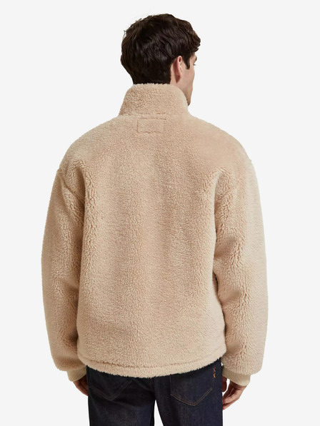Scotch & Soda Μπεζ ανδρικό ελαφρύ μπουφάν Scotch & Soda