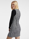 Orsay ORSAY Λευκό και μαύρο γυναικείο καρό φόρεμα