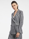 Orsay Λευκό και μαύρο γυναικείο καρό σακάκι ORSAY