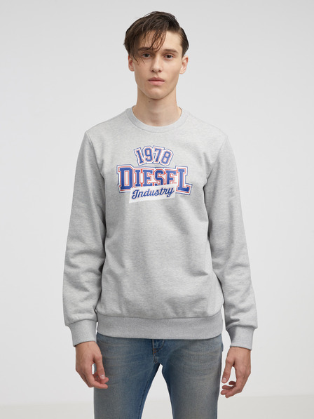 Diesel Γκρι ανδρική κουκούλα Diesel