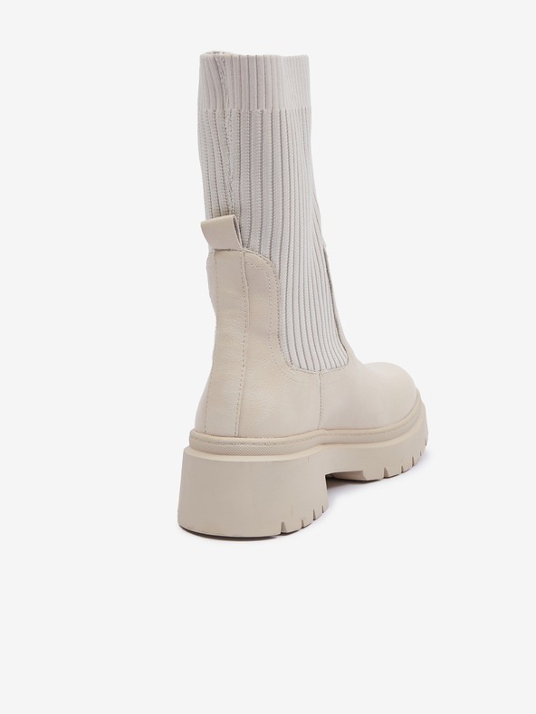 Orsay Μπεζ γυναικείες χειμερινές μπότες ORSAY