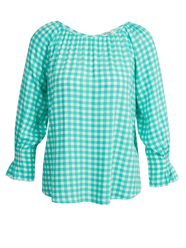 Orsay ORSAY ανοιχτό πράσινο καρό μπλούζα