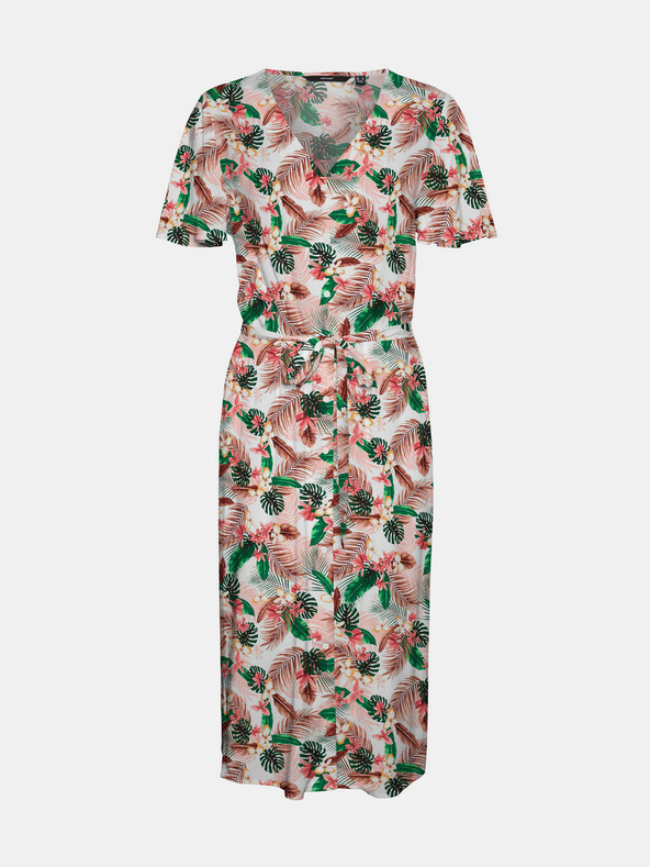 Vero Moda Κρεμώδες φλοράλ φόρεμα VERO MODA Simply
