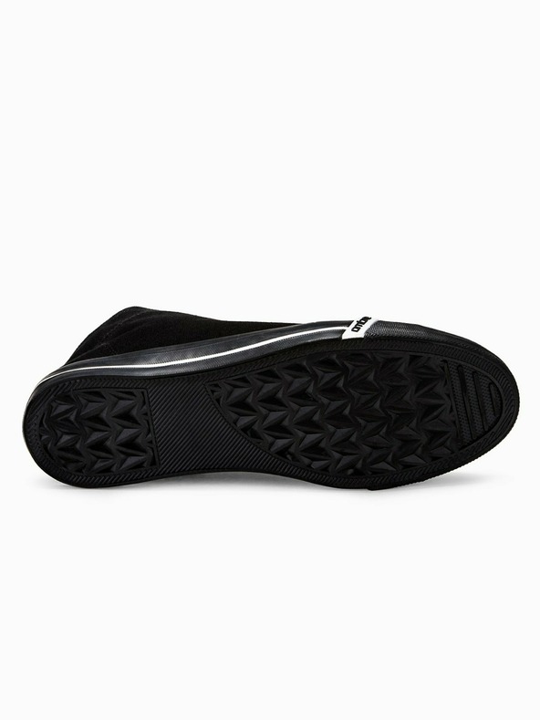 Ombre Clothing Μαύρα ανδρικά αθλητικά παπούτσια αστραγάλου T304