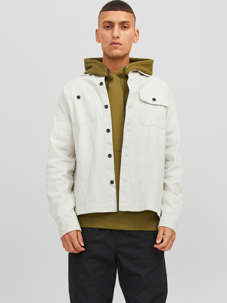Jack & Jones Jack & Jones Ben Cream ανδρικό overshirt