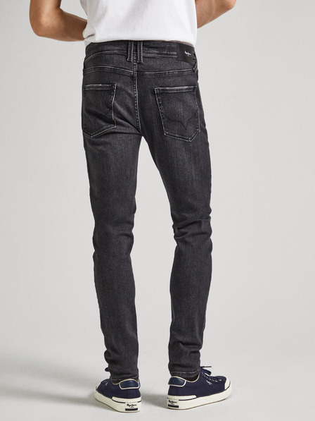 Pepe Jeans Μαύρο ανδρικό τζιν στενής εφαρμογής Pepe Jeans