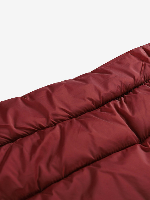 ALPINE PRO Κόκκινη γυναικεία καπιτονέ φούστα ALPINE PRO Lorfa