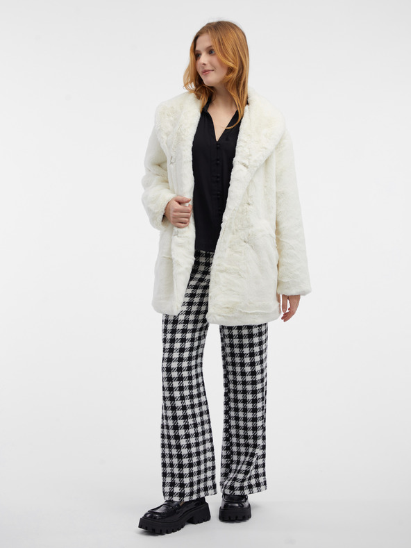 Orsay Κρεμ γυναικείο παλτό ORSAY