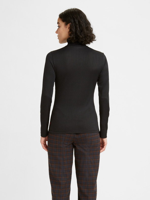 Levi's® Μαύρο γυναικείο πουκάμισο ζιβάγκο με ραβδώσεις Levi's® Oriel