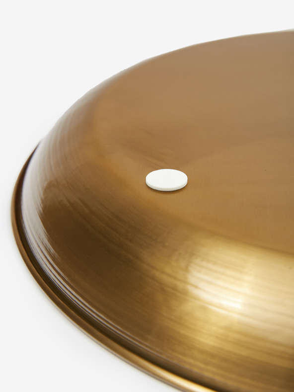 SIFCON Διακοσμητικός δίσκος με μεταλλικό μοτίβο 42cm SIFCON σε χρυσό