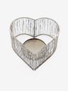 SIFCON Συρμάτινο κηροπήγιο σε σχήμα καρδιάς για φως τσαγιού SIFCON