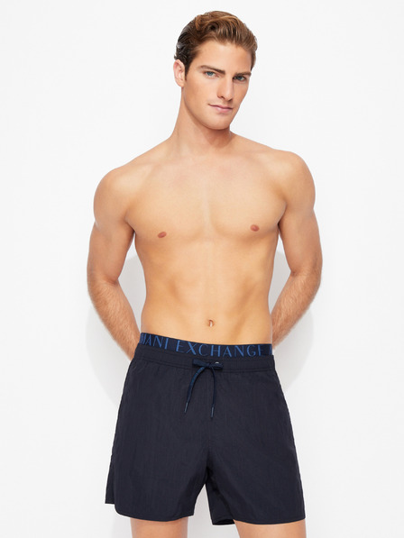 Armani Exchange Μπλε σκούρο ανδρικό μαγιό Armani Exchange