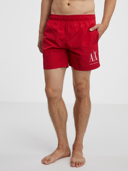 Armani Exchange Κόκκινο ανδρικό μαγιό Armani Exchange