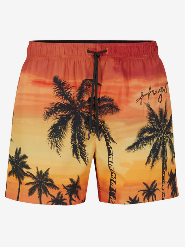 HUGO Πορτοκαλί ανδρικό μαγιό HUGO S-Diego