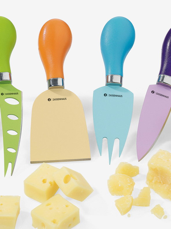Zassenhaus Σετ τεσσάρων μαχαιριών τυριού Zassenhaus