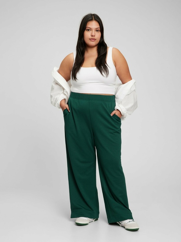 GAP Wide straight high rise sweatpants GAP