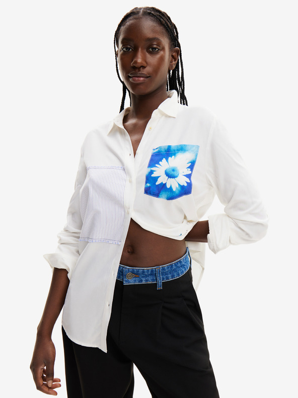 Desigual Μαύρο γυναικείο παντελόνι Desigual Milan