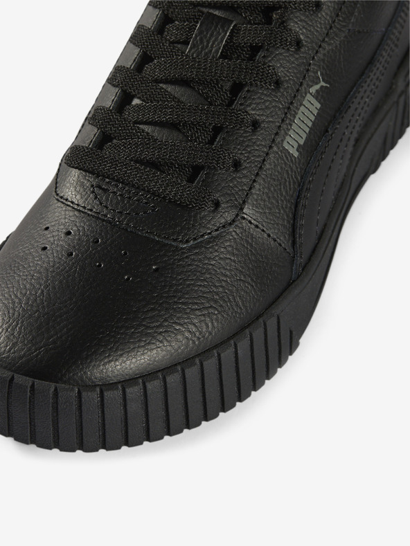 Puma Μαύρα γυναικεία δερμάτινα αθλητικά παπούτσια Puma Carina 2.0