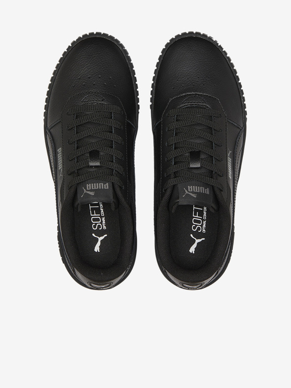 Puma Μαύρα γυναικεία δερμάτινα αθλητικά παπούτσια Puma Carina 2.0