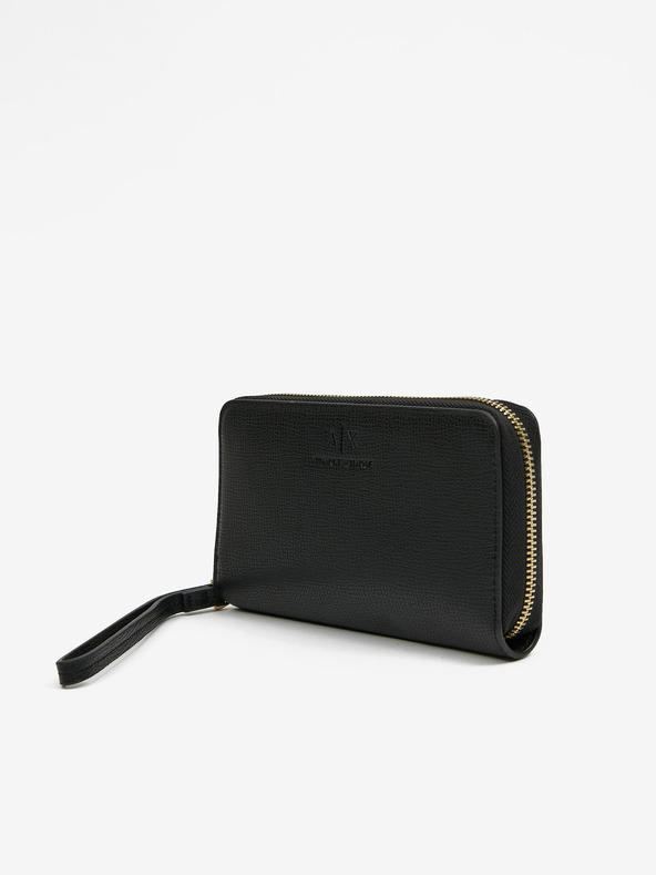 Armani Exchange Μαύρο γυναικείο πορτοφόλι Armani Exchange