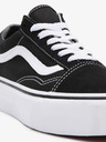 Vans Μαύρα σουέτ πάνινα παπούτσια με πλατφόρμα VANS Old Skool