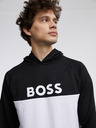 BOSS Ανδρική λευκή και μαύρη φούτερ Hugo Boss